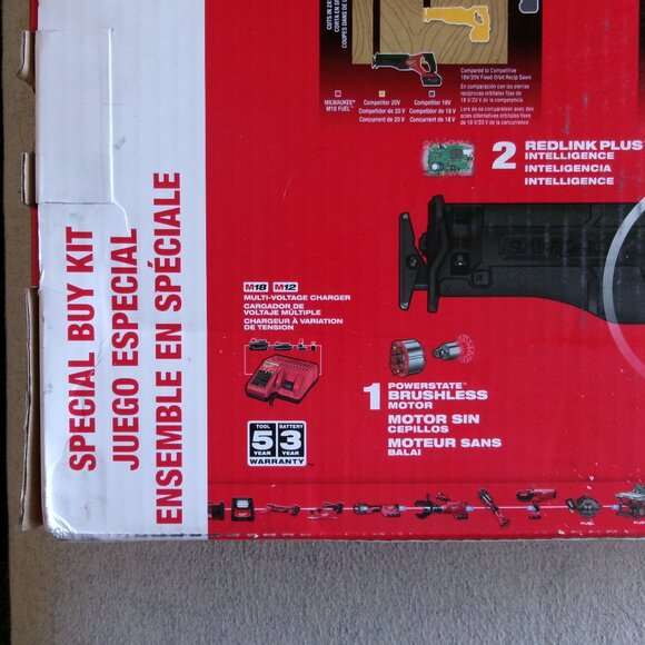 Milwaukee M18 Sawzall Reciprocating Saw Kit - New in Box - Picture 3 of 9